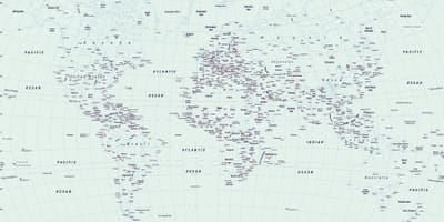 显示是布拉格在世界地图