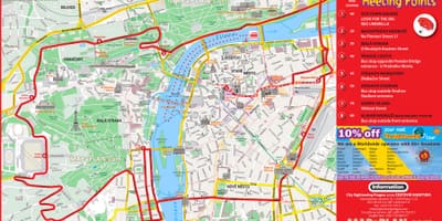 布拉格跳上跳下巴士地图