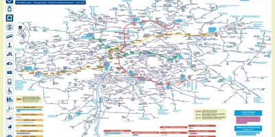 布拉格地图坐巴士